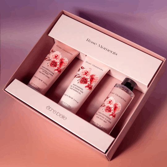 etre belle Rose Moments Body Care Set Zestaw do pielęgnacji ciała z różą