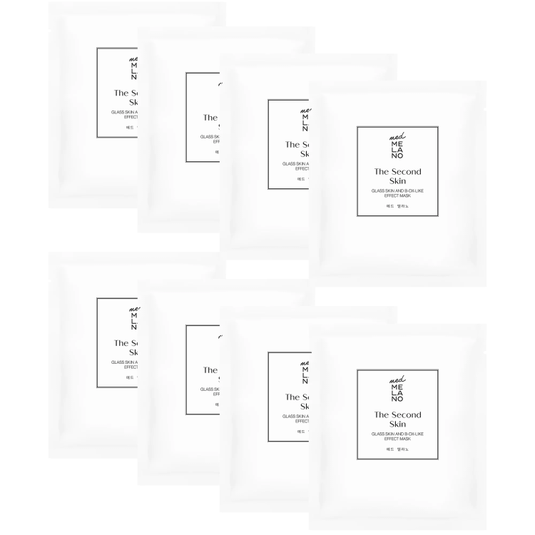 MedMelanoThe Second Skin Glass Skin And B-OX-Like Effect Mask 34 g / 1.2 oz. 8szt