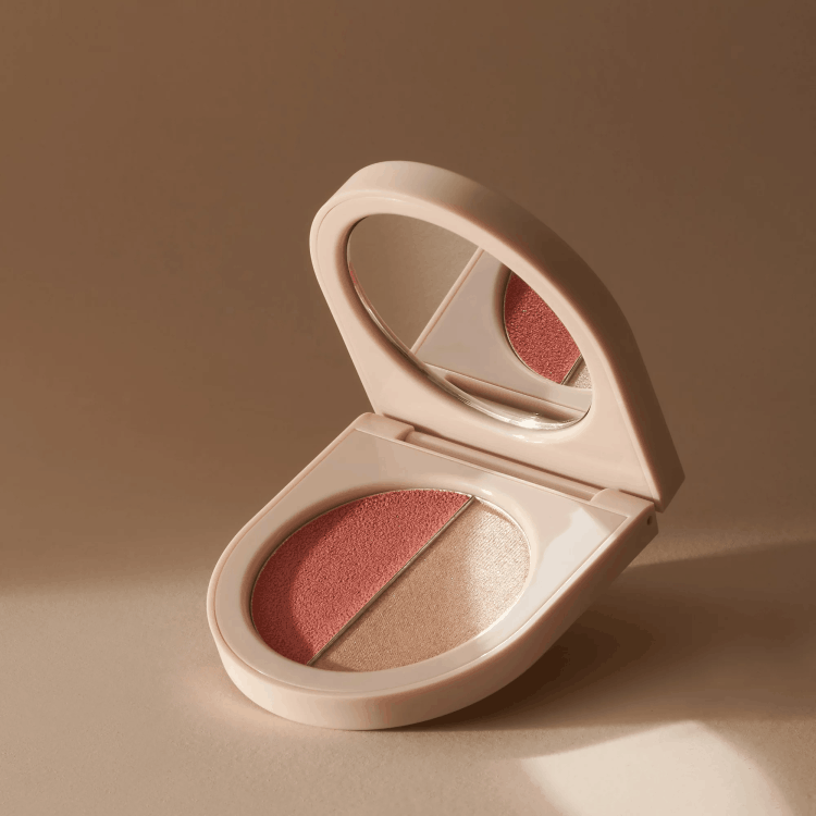 Dermomedica Silk Glow Duo- róż i rozświetlacz do twarzy 5,2g