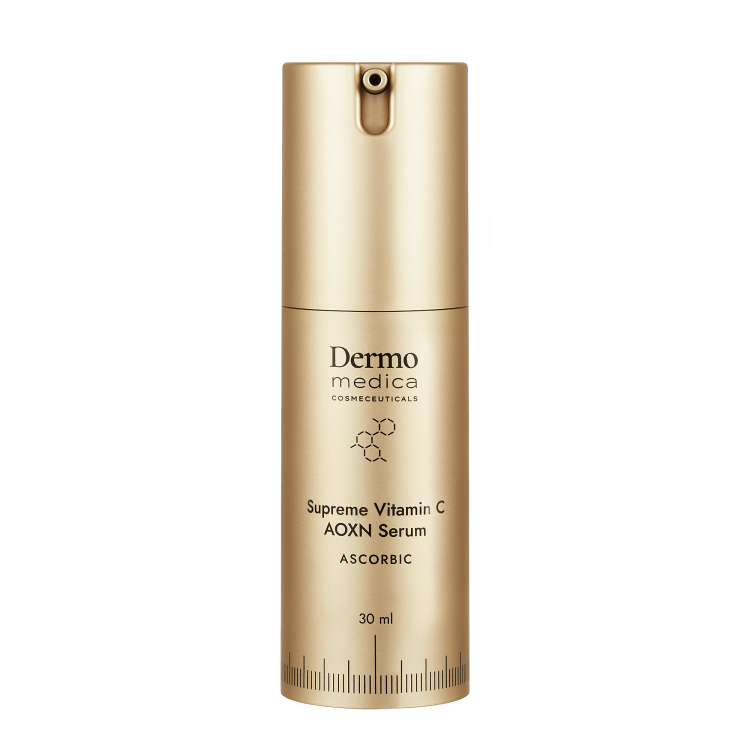 Dermomedica Supreme Vitamin C AOXN Serum - Antyoksydacyjne serum z 10% witaminą C, ksantohumolem i astaksantyną 30 ml