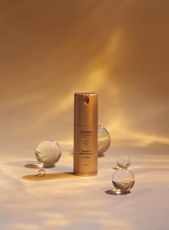 Dermomedica Vitamin C AOXN Serum - Antyoksydacyjne serum z 10% witaminą C, ksantohumolem i astaksantyną 30 ml