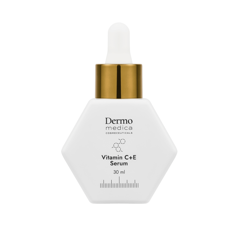 Dermomedica Vitamin C+E Serum - Przeciwzmarszczkowe serum antyoksydacyjne z 15% witaminą C i Argireliną 30 ml