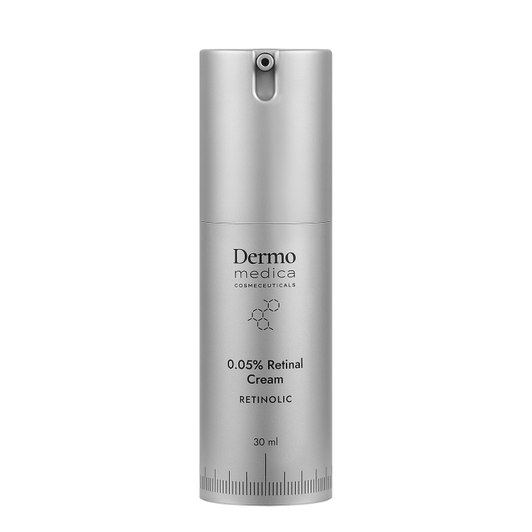 Dermomedica 0.05% Retinal Cream - Krem z retinalem i kwasem traneksamowym dla skór wrażliwych 30 ml