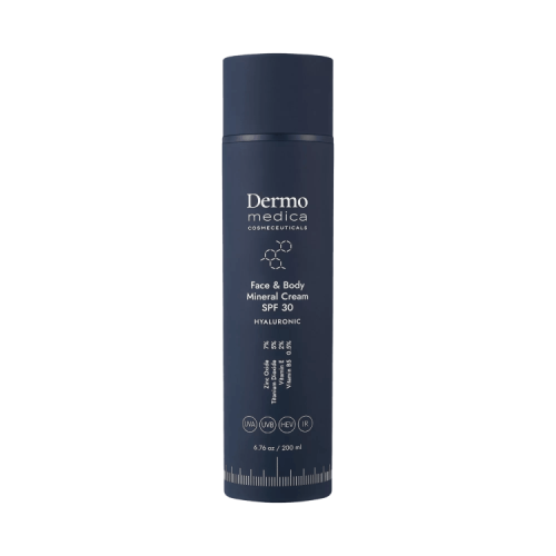 Dermomedica Face and Body Mineral Cream SPF 30 - Rodzinny krem mineralny do twarzy i ciała 200 ml