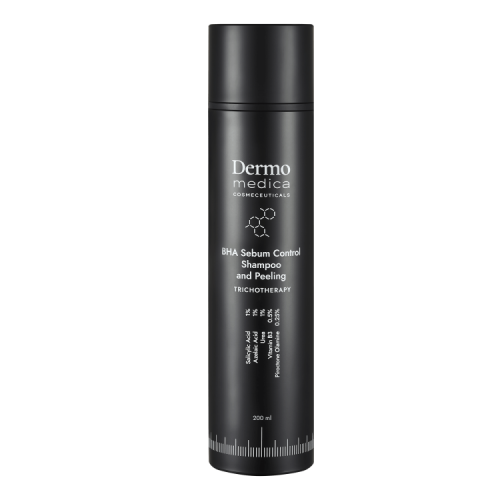 Dermomedica BHA Sebum Control Shampoo and Peeling - Szampon i peeling do skóry tłustej 200 ml