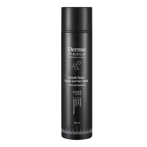Dermomedica Growth Factor Scalp and Hair Mask - Trychologiczna maska regenerująca skórę głowy i włosy 200 ml