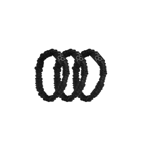 Dermomedica Sleek Silk - 100% Jedwabne gumki do włosów 3 szt.