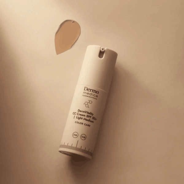 Dermomedica DermVitality CC Cream - Koloryzujący krem korygujący z ochroną UVA/UVB | Light Medium 30 ml