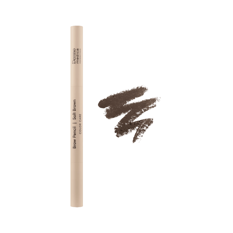 Dermomedica Brow Pencil - Precyzyjna kredka do brwi | Soft Brown 0.2 g
