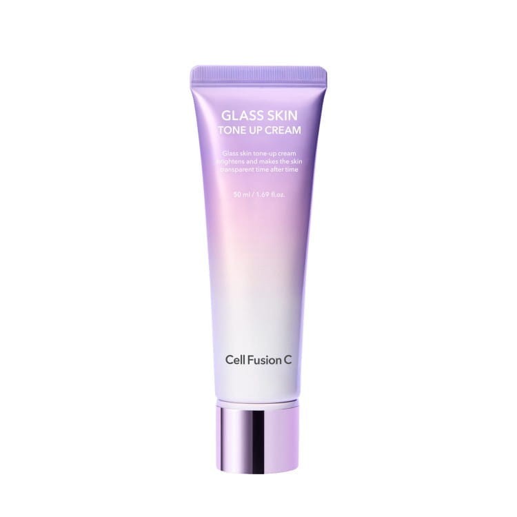 Cell Fusion C Glass Skin Tone Up Cream - Wygładzający krem wyrównujący koloryt 50 ml