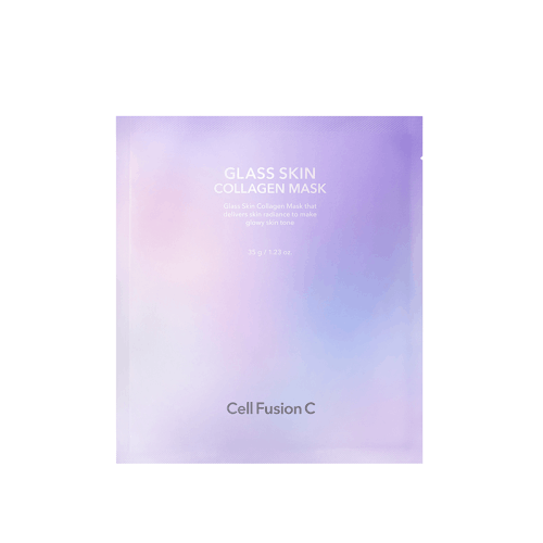 Cell Fusion C Glass Skin Collagen Mask - Wygładzająca maska kolagenowa 5 x 35 g