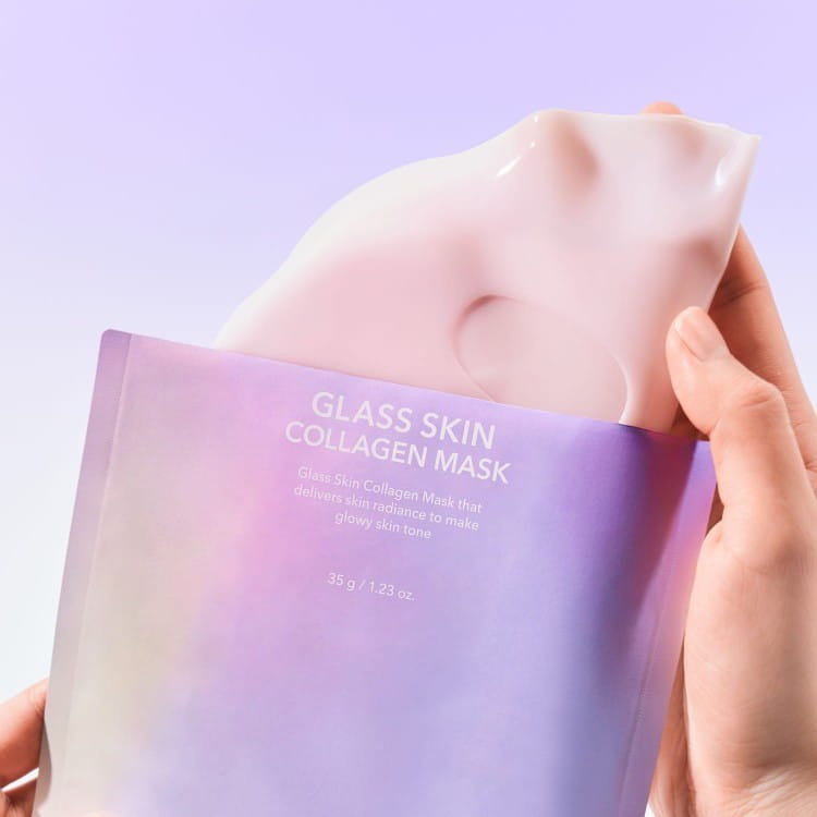 Cell Fusion C Glass Skin Collagen Mask - Wygładzająca maska kolagenowa 5 x 35 g