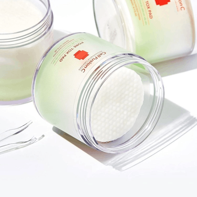 Cell Fusion C Pore Tox Pad - Płatki zwężające pory i regulujące sebum 60 szt. / 140 ml