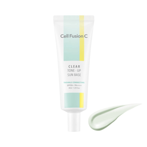 Cell Fusion C Clear Sun Base SPF 50+ / PA++++ - Korygująca baza pod makijaż dla cery trądzikowej 40 ml