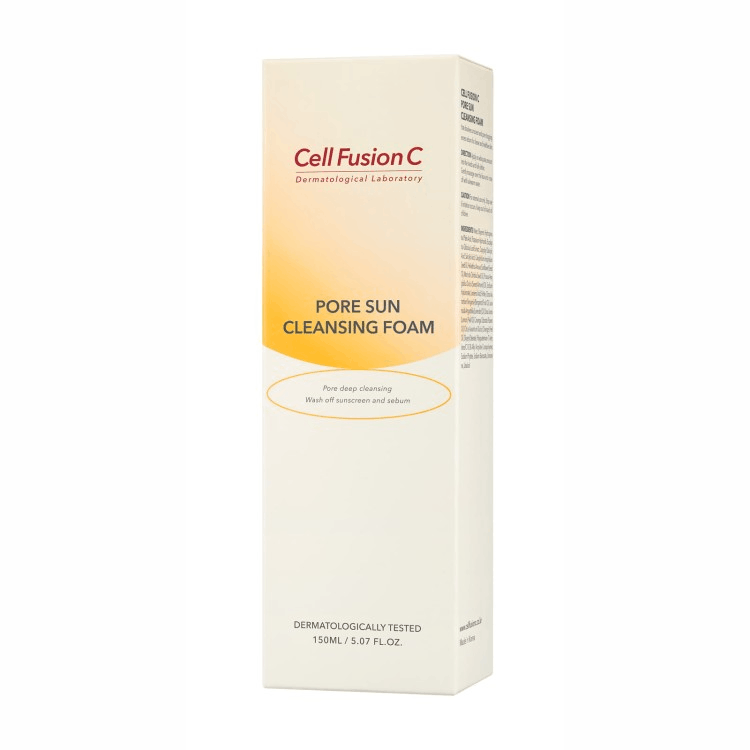 Cell Fusion C Pore Sun Cleansing Foam - Specjalistyczna pianka oczyszczająca 150 ml