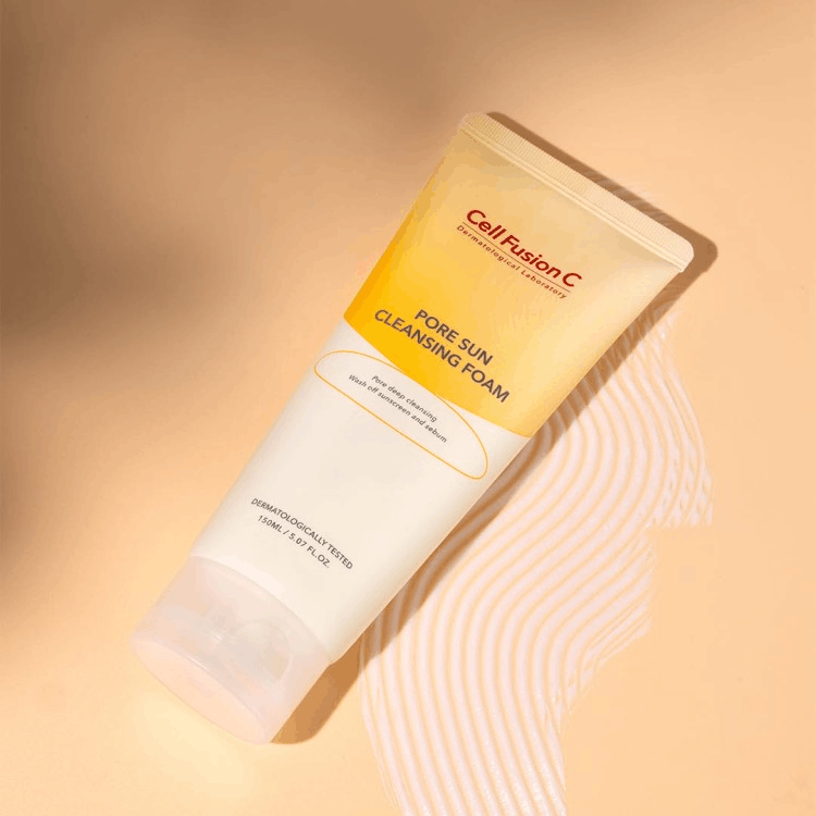 Cell Fusion C Pore Sun Cleansing Foam - Specjalistyczna pianka oczyszczająca 150 ml