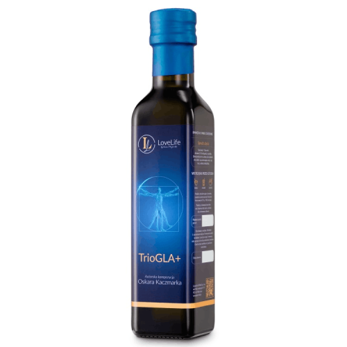 LoveLife TrioGLA+ by Doktor Mikrobiom - Autorska kompozycja olejów bogatych w kwas GLA 250 ml