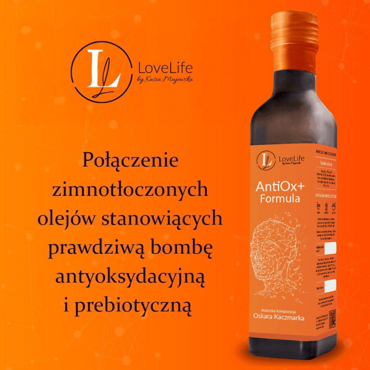 LoveLife AntiOx+ Formula by Doktor Mikrobiom - Antyoksydacyjna tarcza ochronna 250 ml