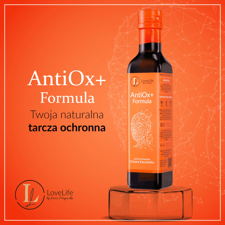 LoveLife AntiOx+ Formula by Doktor Mikrobiom - Antyoksydacyjna tarcza ochronna 250 ml