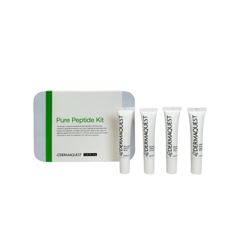 Dermaquest Pure Peptide Kit - Zaawansowany zestaw przeciwstarzeniowy 4 x 8 g