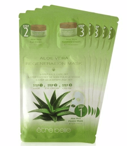Etre Belle Aloe Vera 3-Step Face Care - Regenerująca maska 3 w 1 1 szt.