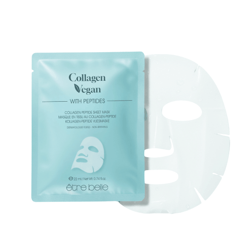 Etre Belle Collagen Vegan Peptide Sheet Mask - Zestaw wegańskich masek w płachcie 10 szt