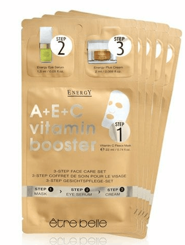 Etre Belle Energy A+E+C 3-Step Maske - Witaminowa kuracja rewitalizująca 3 w 1 1 szt