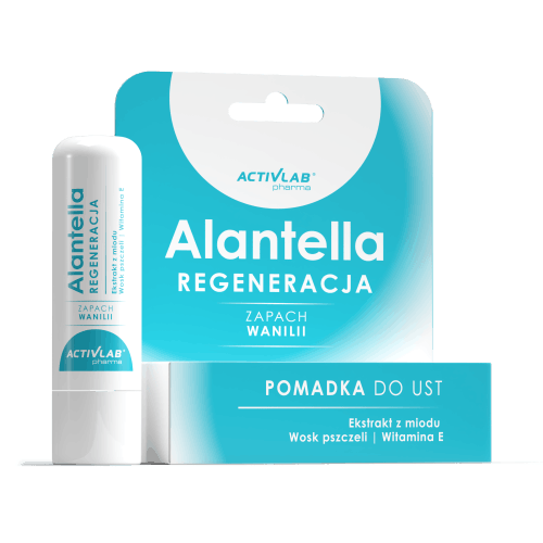 ActivLab Alantella Regeneracja - Pomadka do ust o zapachu wanilii 4,9 g