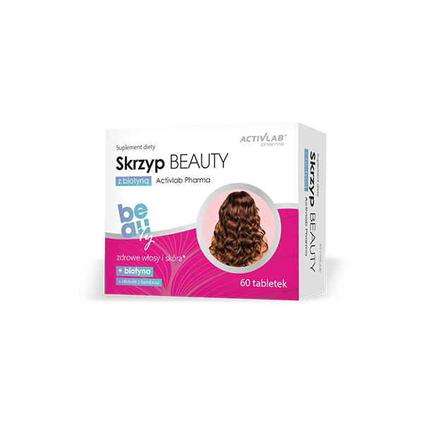ActivLab pharma Skrzyp Beauty z Biotyną - wsparcie dla włosów, skóry i paznokci 60 tablete
