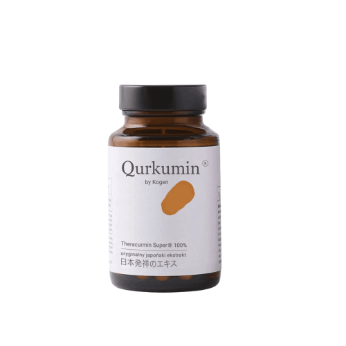Kogen Qurkumin® - Japońska technologia kurkuminy dla wsparcia wątroby i odporności 60 kaps.