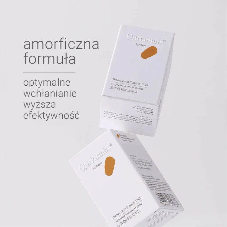 Kogen Qurkumin® - Japońska technologia kurkuminy dla wsparcia wątroby i odporności 60 kaps.