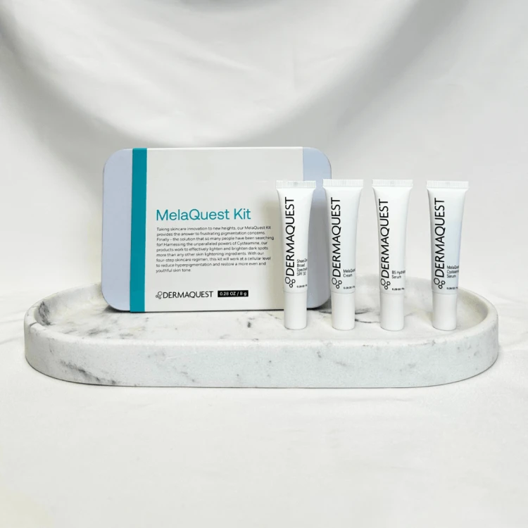 Dermaquest MelaQuest Kit - Zaawansowana kuracja przeciw przebarwieniom 4 x 8 g