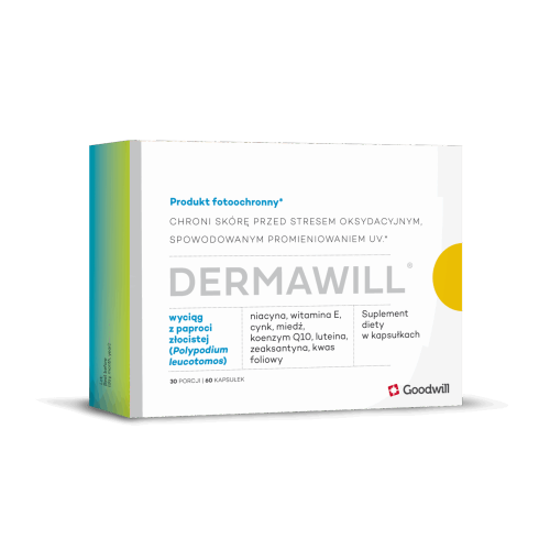Dermawill® - Doustna fotoprotekcja i ochrona UV 60 kapsułek