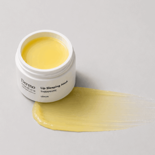 Dermomedica Lip Sleeping Mask Lemon - Luksusowa maska regenerująca do ust 14g
