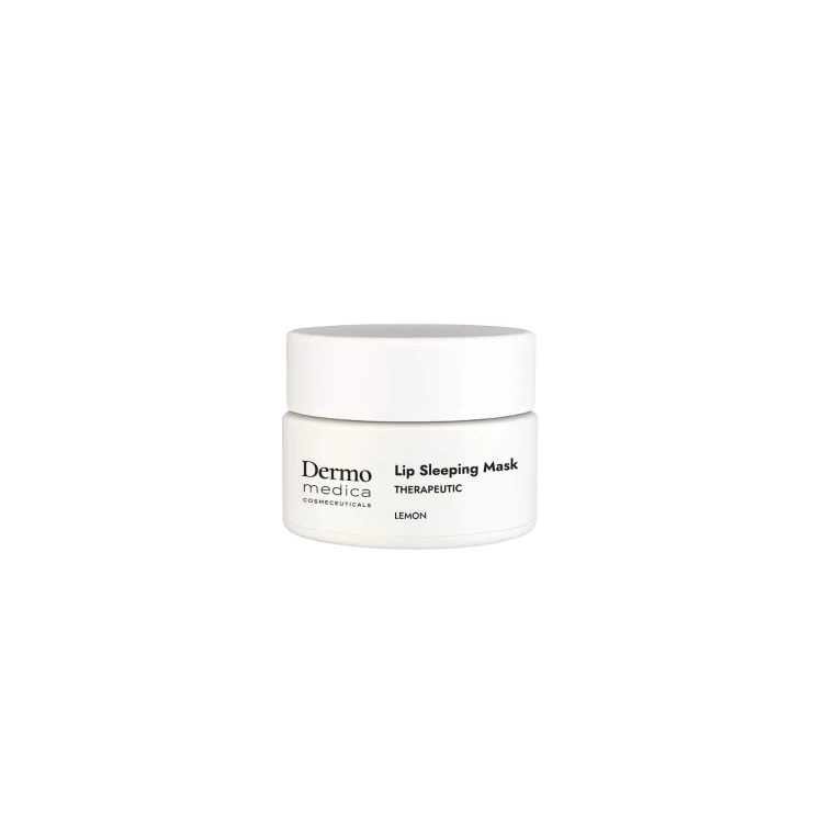 Dermomedica Lip Sleeping Mask Lemon - Luksusowa maska regenerująca do ust 14g