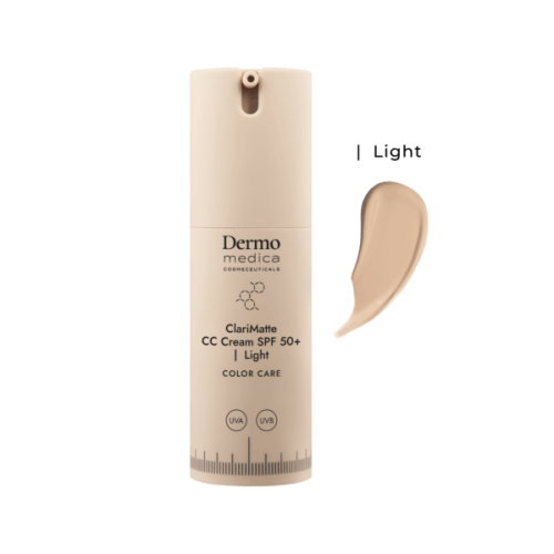 Dermomedica ClariMatte CC Cream SPF 50+ | LIGHT - Matujący, koloryzujący krem korygujący 23ml
