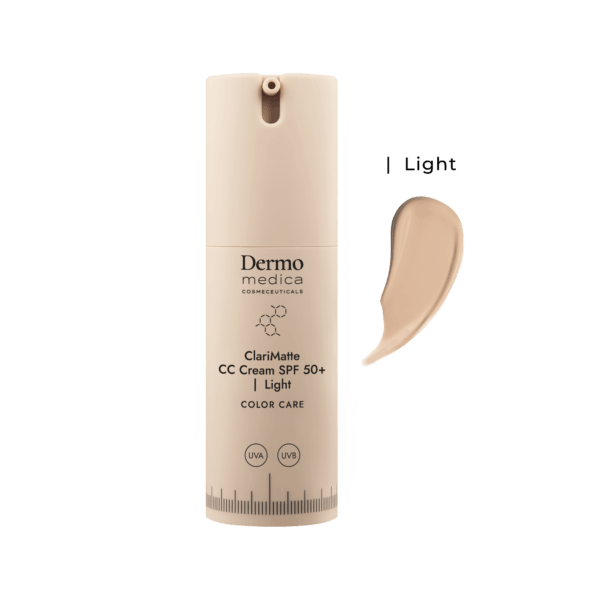 Dermomedica ClariMatte CC Cream SPF 50+ | LIGHT - Matujący, koloryzujący krem korygujący 23ml
