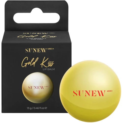 SunewMed+ Gold Kiss | Nawilżający balsam do ust o zapachu waniliowym 13 g