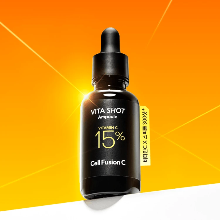 Cell Fusion C Vita Shot Ampoule | Rozjaśniające serum z 15% witaminą C i mikroigłami 20 g