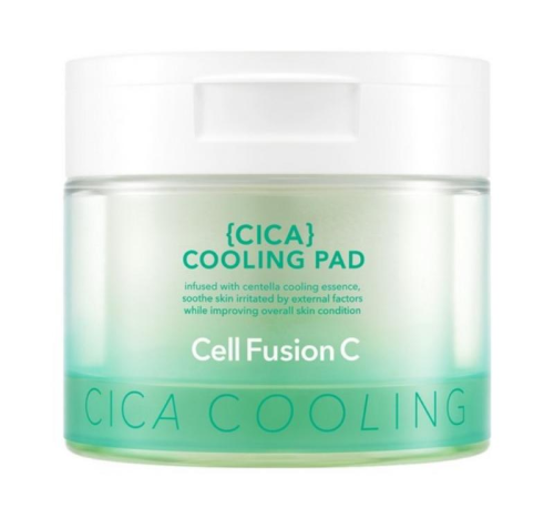Cell Fusion C Cica Cooling Pad | Łagodząco-chłodzące płatki z wąkrotą azjatycką 60 szt./170 ml