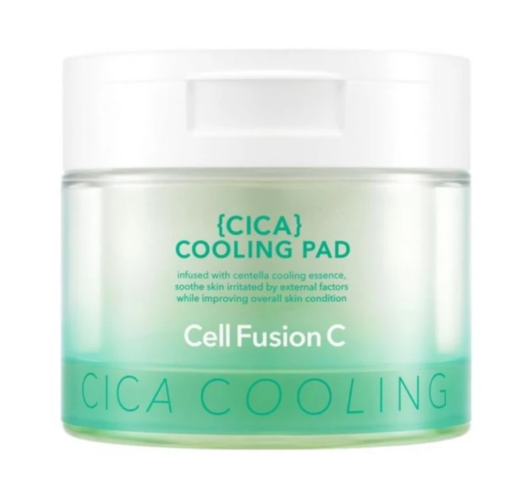 Cell Fusion C Cica Cooling Pad | Łagodząco-chłodzące płatki z wąkrotą azjatycką 60 szt./170 ml