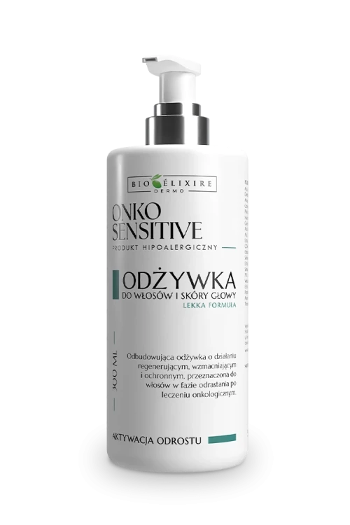 OnkoSensitive Odżywka do włosów i skóry głowy | Specjalistyczna odżywka regenerująco-łagodząca 300 ml