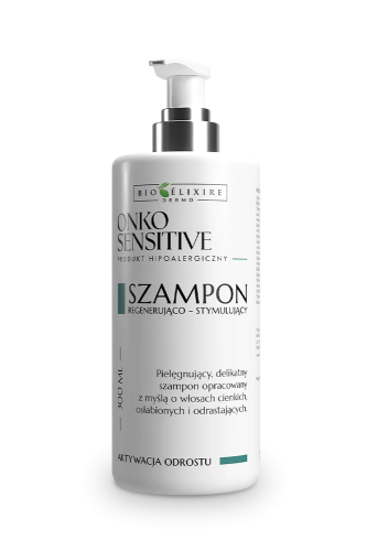 OnkoSensitive Szampon regenerująco-stymulujący | Specjalistyczny szampon do wrażliwej skóry głowy i osłabionych włosów 300 ml