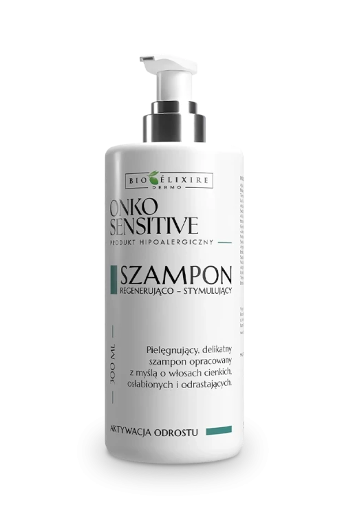 OnkoSensitive Szampon regenerująco-stymulujący | Specjalistyczny szampon do wrażliwej skóry głowy i osłabionych włosów 300 ml