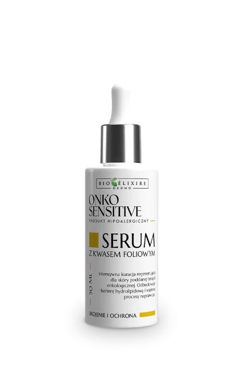OnkoSensitive Serum do ciała z kwasem foliowym | Specjalistyczne serum regenerująco-naprawcze 50 ml