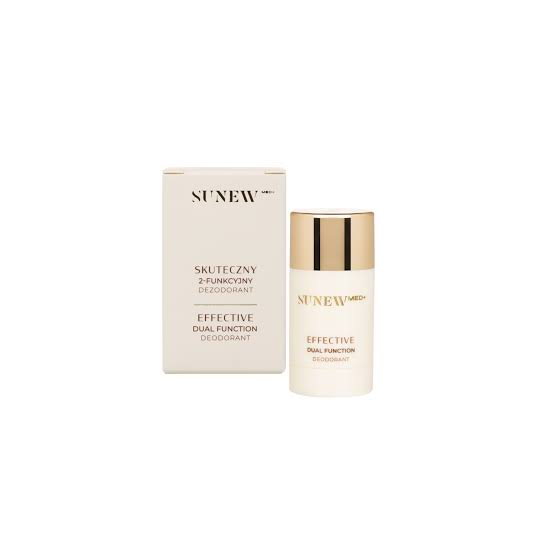 SunewMed+ Skuteczny 2-funkcyjny dezodorant w sztyfcie | Brzoskwiniowy mini sztyft ochronno-pielęgnacyjny 6g