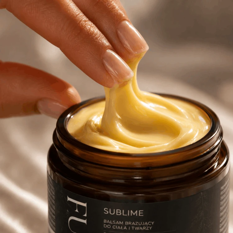 FUEMO Sublime Balsam brązujący do ciała i twarzy | Naturalna, złocista opalenizna w 24 h 180ml