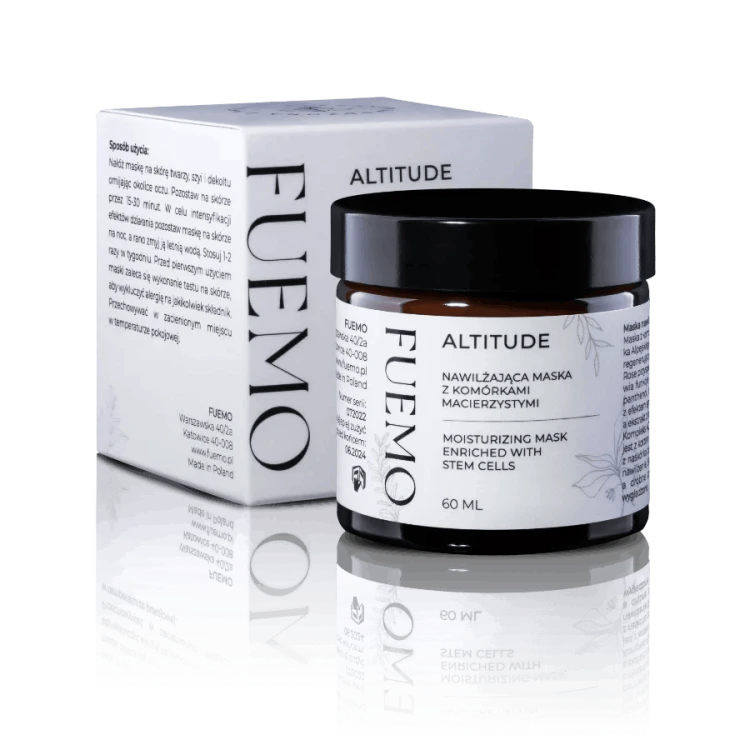 FUEMO Altitude Maska nawilżająca do twarzy z komórkami macierzystymi 60 ml