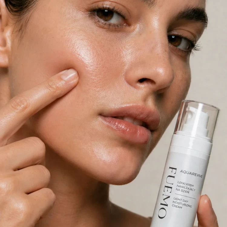 FUEMO AquaRevive Lekki krem nawilżający na dzień z komórkami macierzystymi 50 ml