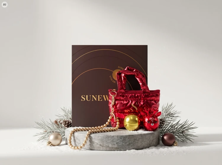 SunewMed+ Zestaw prezentowy Winter Kiss - Duet balsamów do ust z mini torebką